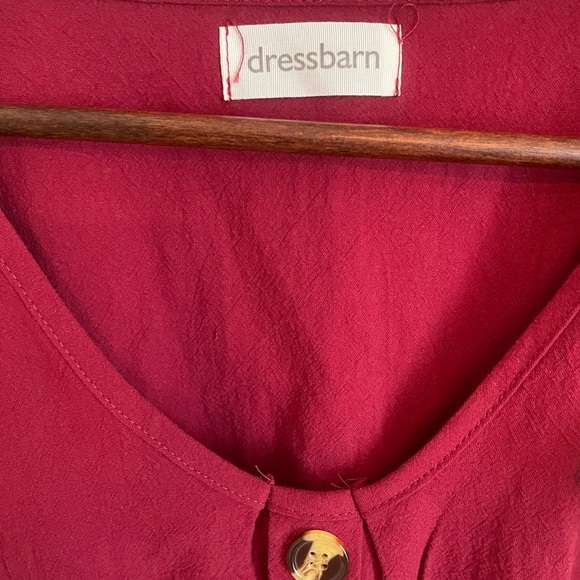 Button Down Midi Dress w/ Pockets - Picture 6 of 7